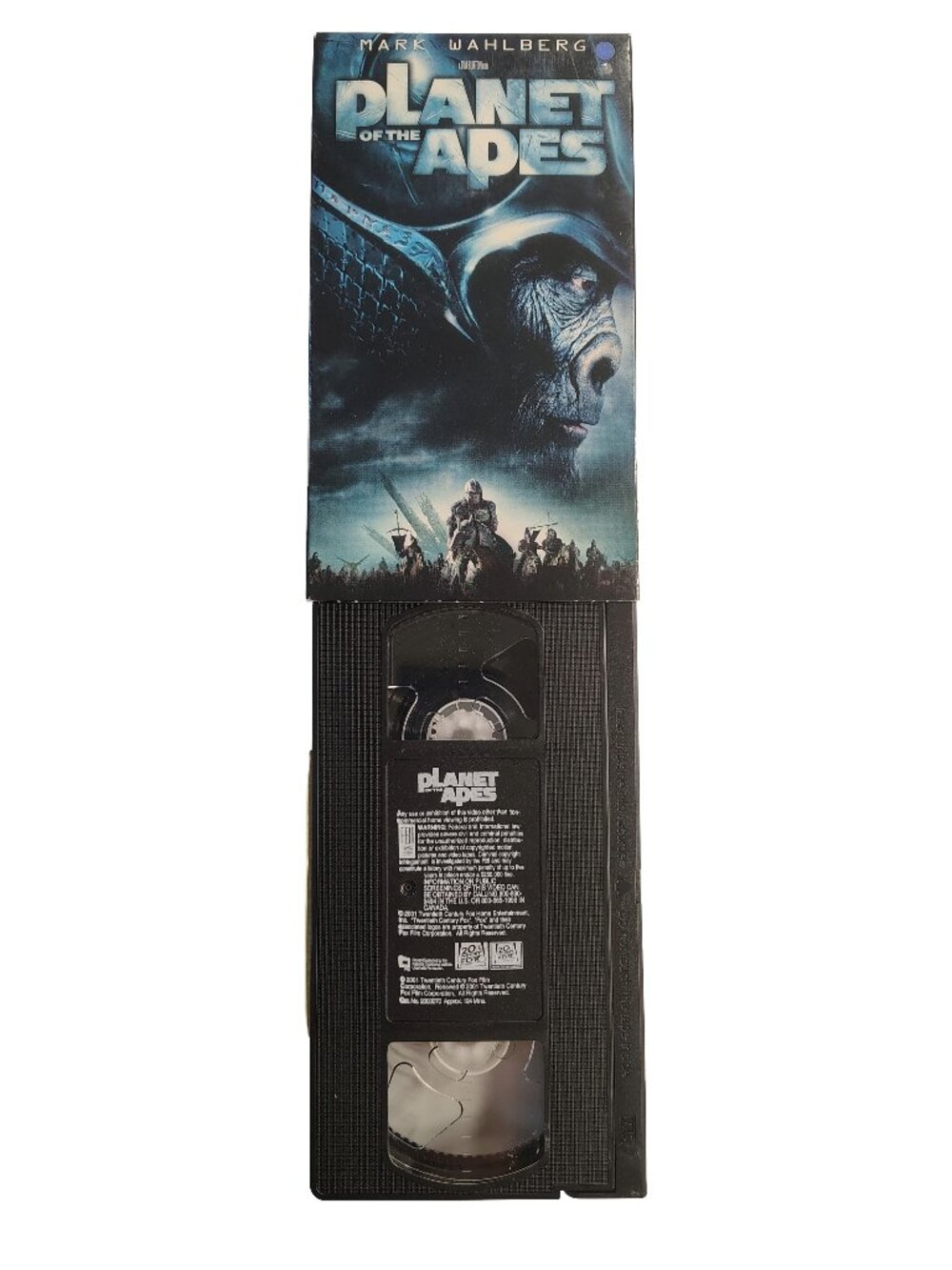 (2001) Planet Of The Apes Rated PG-13 Sci-fi/Action VHS Cassette Tape